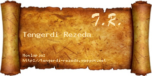 Tengerdi Rezeda névjegykártya